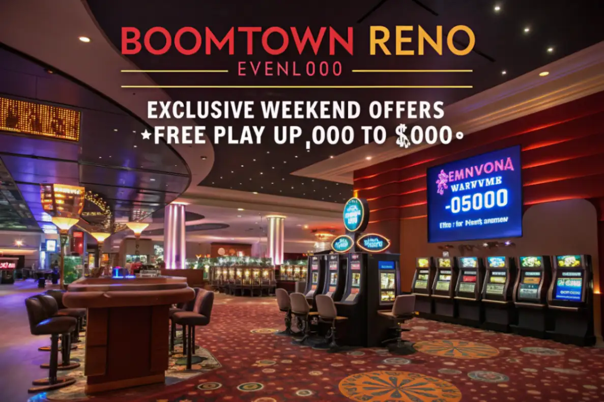 Boomtown Reno и Free Play до $1000 для игроков